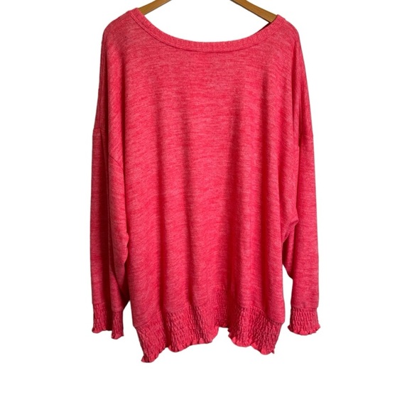 Torrid Relaxed Fit Super Soft Plush Drop Shoulder Smocked Bottom Sweatshirt 4x - Picture 8 of 12
